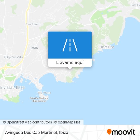 Mapa Avinguda Des Cap Martinet