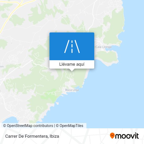 Mapa Carrer De Formentera