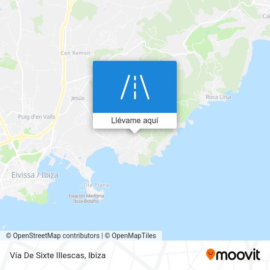 Mapa Vía De Sixte Illescas