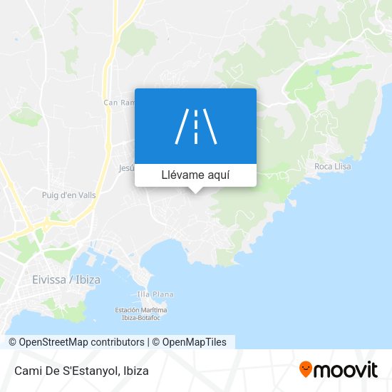 Mapa Cami De S'Estanyol