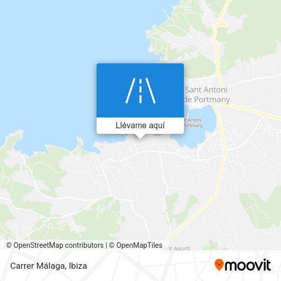 Mapa Carrer Málaga