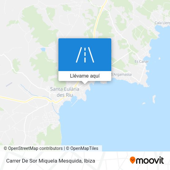 Mapa Carrer De Sor Miquela Mesquida