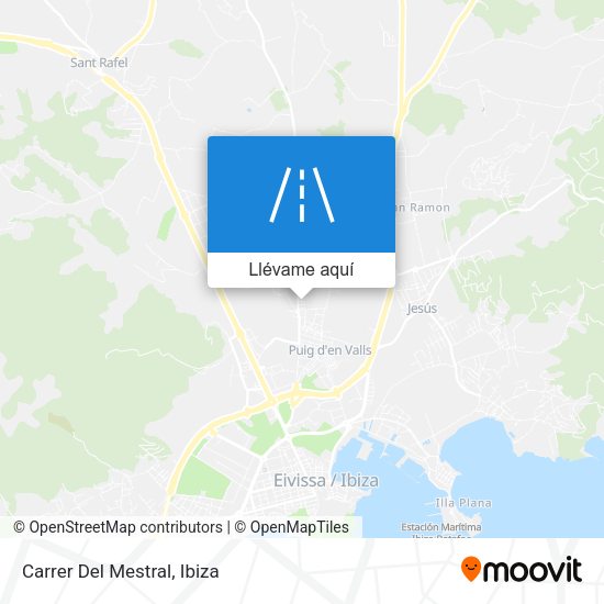 Mapa Carrer Del Mestral