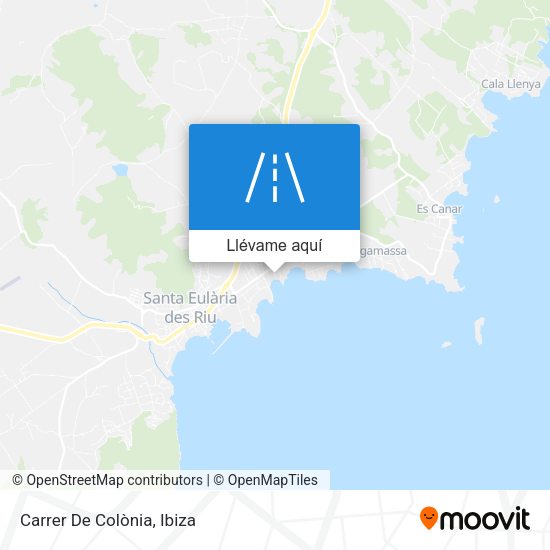 Mapa Carrer De Colònia