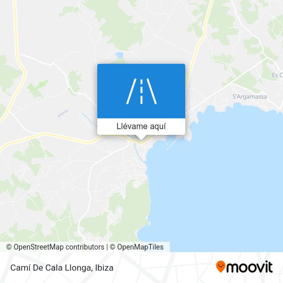 Mapa Camí De Cala Llonga