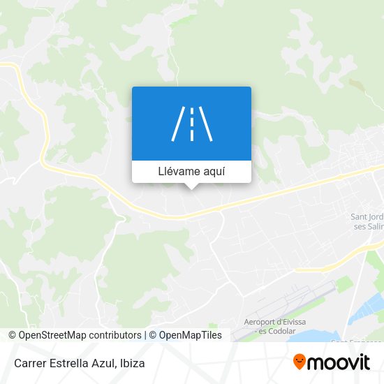 Mapa Carrer Estrella Azul