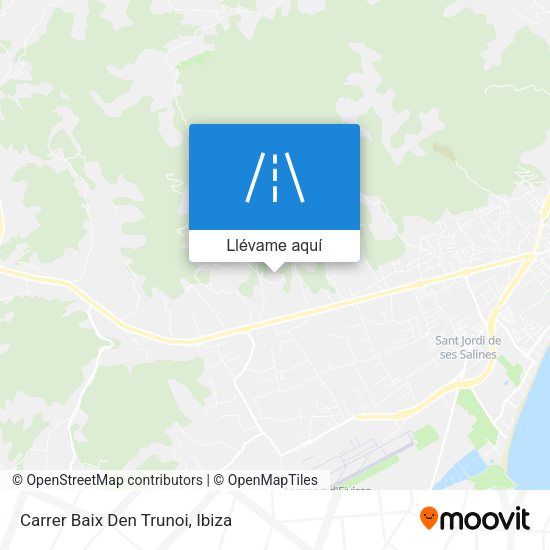 Mapa Carrer Baix Den Trunoi