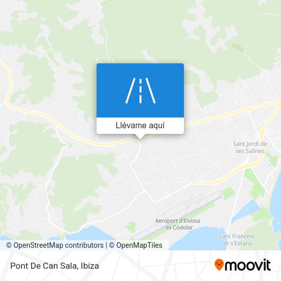 Mapa Pont De Can Sala