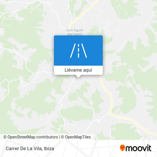 Mapa Carrer De La Vila