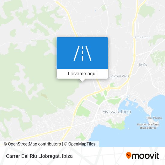 Mapa Carrer Del Riu Llobregat
