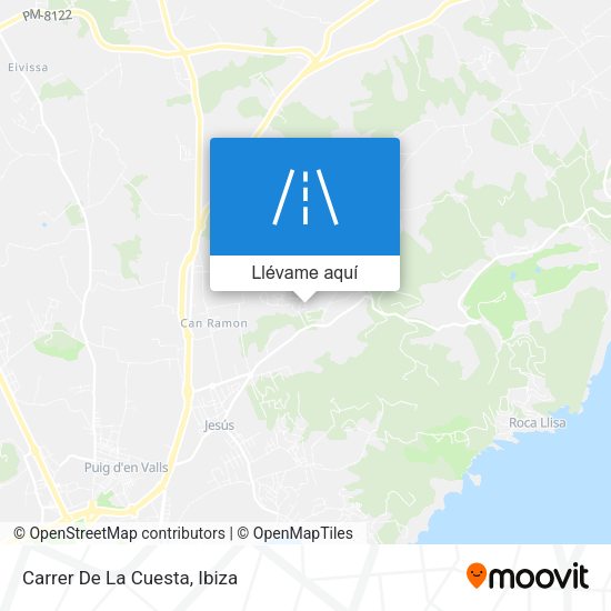Mapa Carrer De La Cuesta