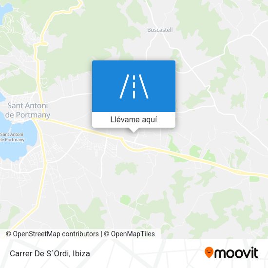 Mapa Carrer De S´Ordi