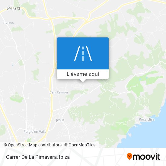 Mapa Carrer De La Pimavera