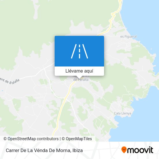 Mapa Carrer De La Vénda De Morna