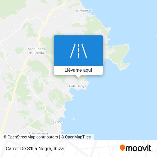 Mapa Carrer De S'Illa Negra