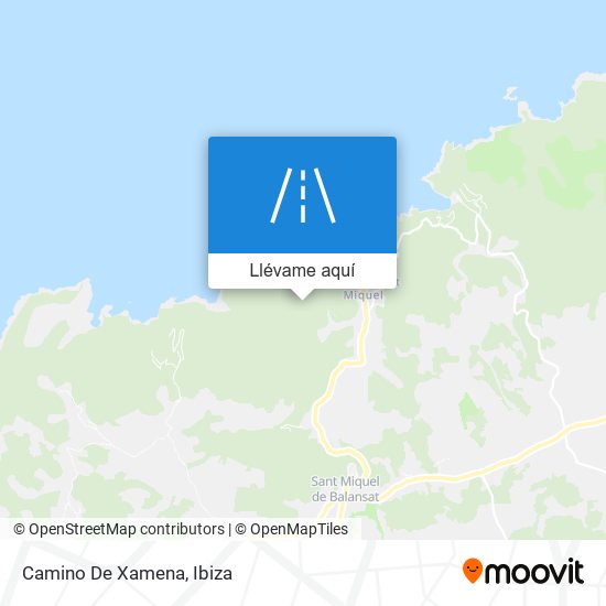 Mapa Camino De Xamena