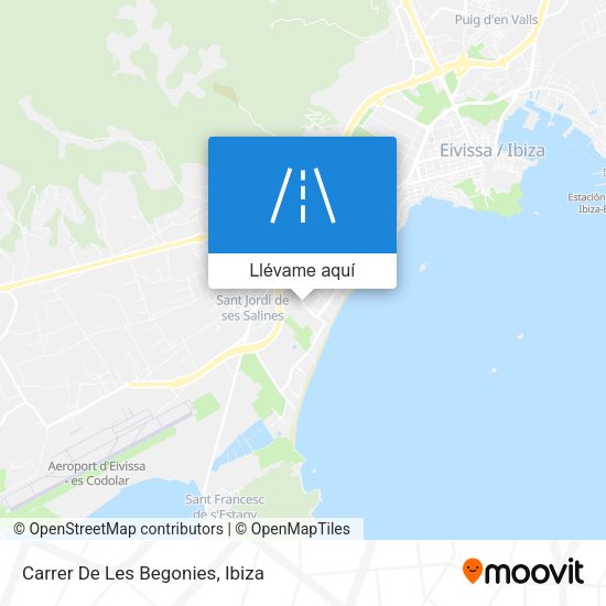 Mapa Carrer De Les Begonies