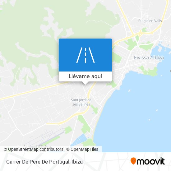 Mapa Carrer De Pere De Portugal