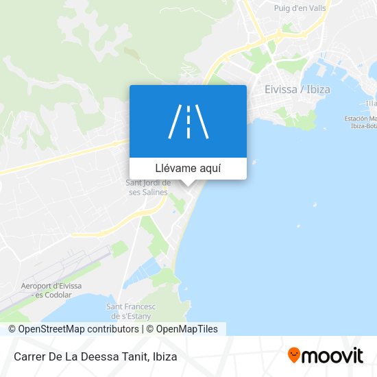 Mapa Carrer De La Deessa Tanit