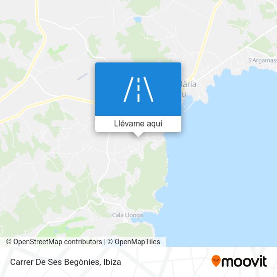 Mapa Carrer De Ses Begònies