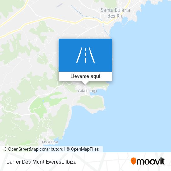 Mapa Carrer Des Munt Everest