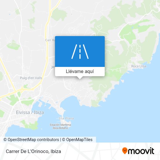 Mapa Carrer De L'Orinoco