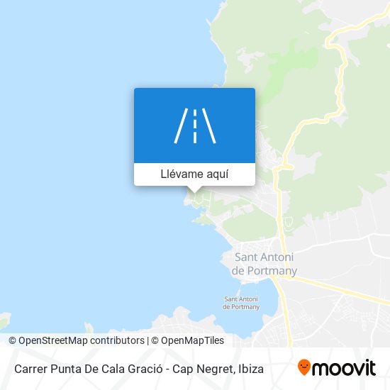 Mapa Carrer Punta De Cala Gració - Cap Negret