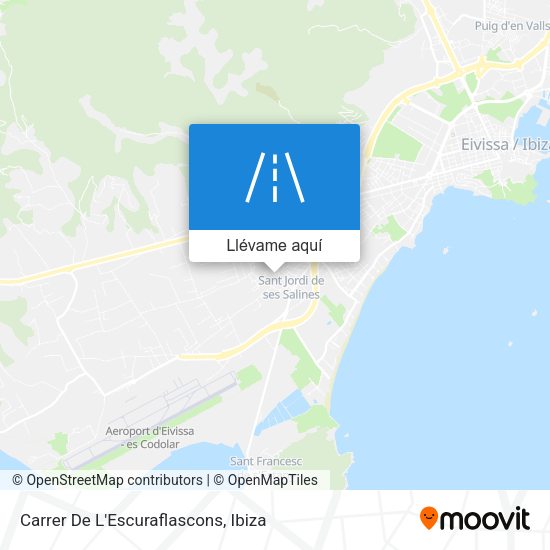 Mapa Carrer De L'Escuraflascons