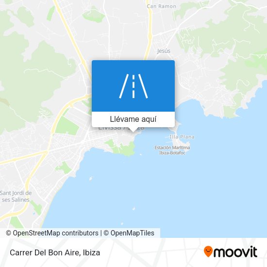 Mapa Carrer Del Bon Aire