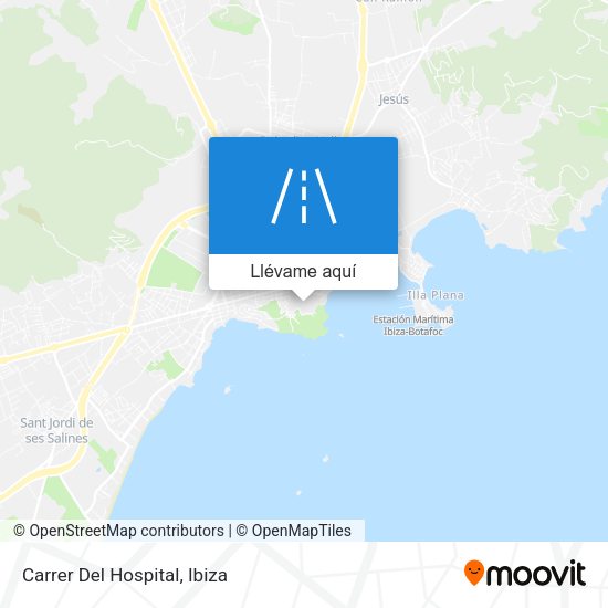 Mapa Carrer Del Hospital