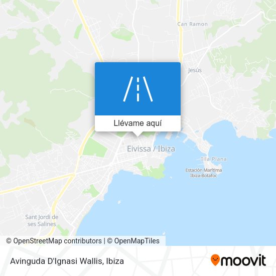 Mapa Avinguda D'Ignasi Wallis