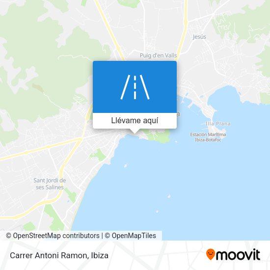 Mapa Carrer Antoni Ramon