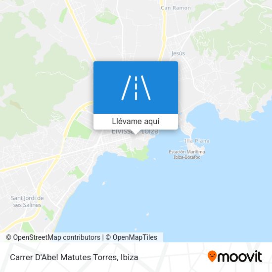 Mapa Carrer D'Abel Matutes Torres
