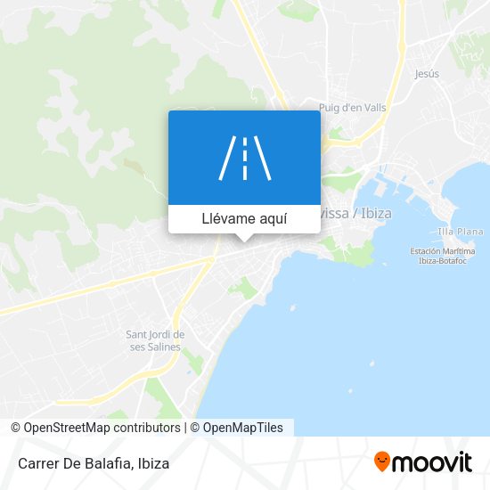 Mapa Carrer De Balafia