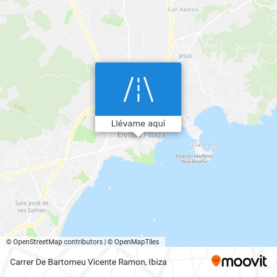 Mapa Carrer De Bartomeu Vicente Ramon