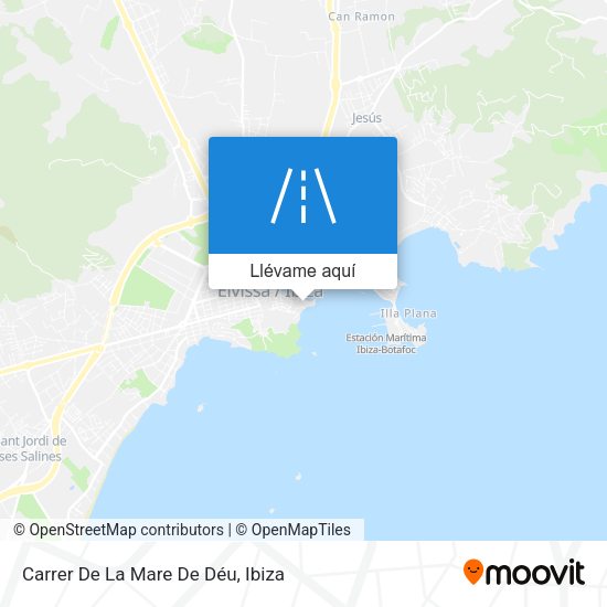 Mapa Carrer De La Mare De Déu
