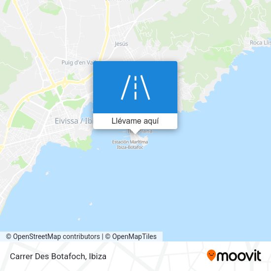 Mapa Carrer Des Botafoch