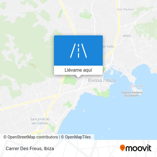 Mapa Carrer Des Freus