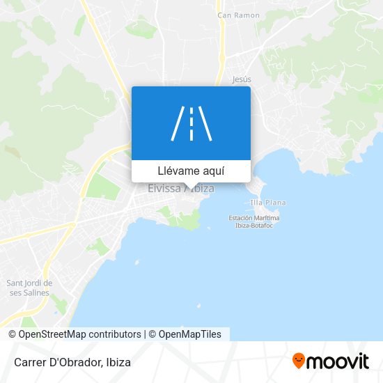 Mapa Carrer D'Obrador