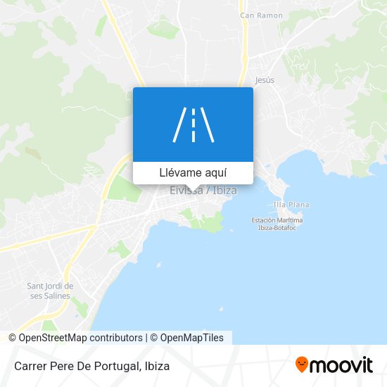 Mapa Carrer Pere De Portugal