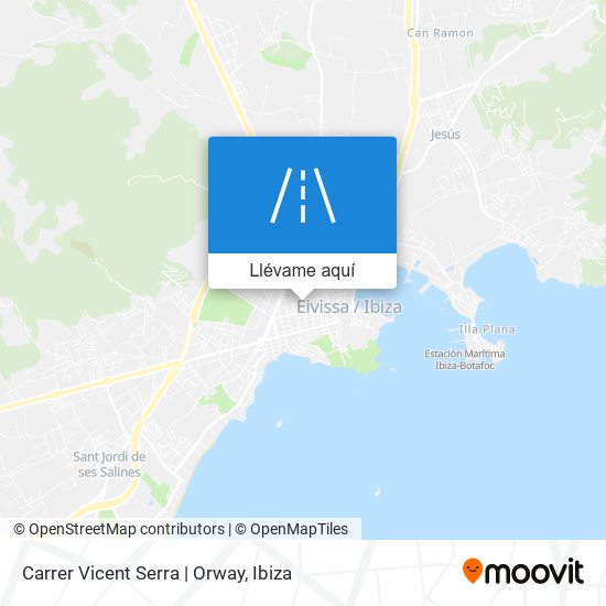 Mapa Carrer Vicent Serra | Orway