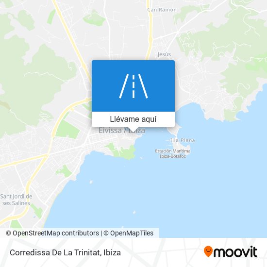 Mapa Corredissa De La Trinitat