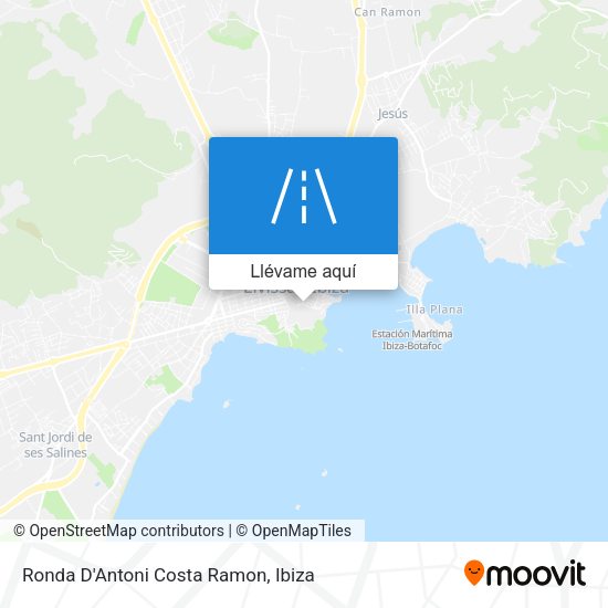 Mapa Ronda D'Antoni Costa Ramon