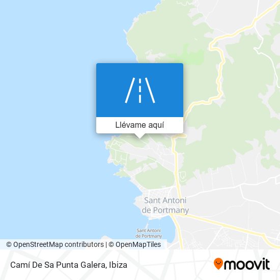 Mapa Camí De Sa Punta Galera