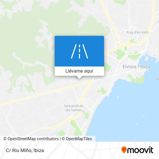 Mapa C/ Riu Miño