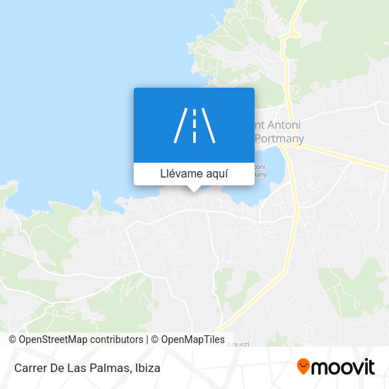 Mapa Carrer De Las Palmas
