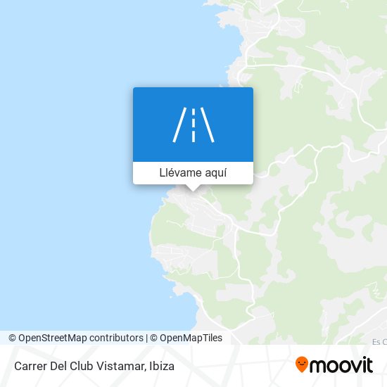 Mapa Carrer Del Club Vistamar