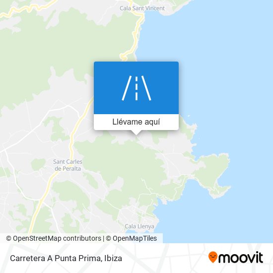 Mapa Carretera A Punta Prima