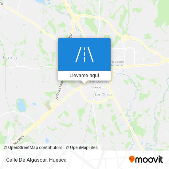 Mapa Calle De Algascar