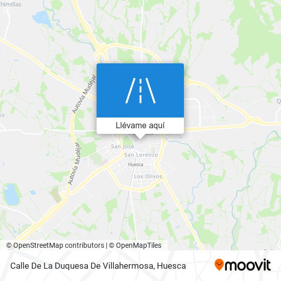 Mapa Calle De La Duquesa De Villahermosa